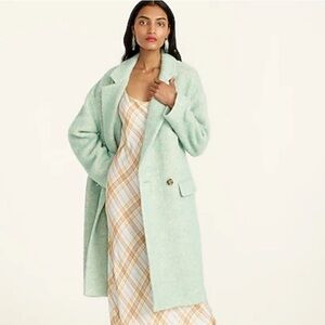 J Crew Relaxed Top Coat Size M